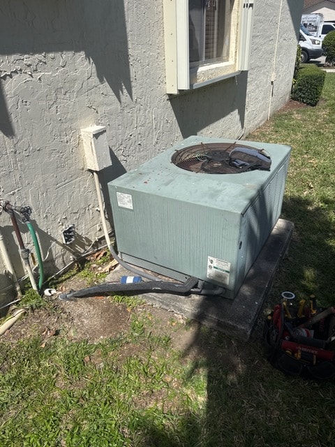 Before MMA Air Conditioning Condenser Unit project