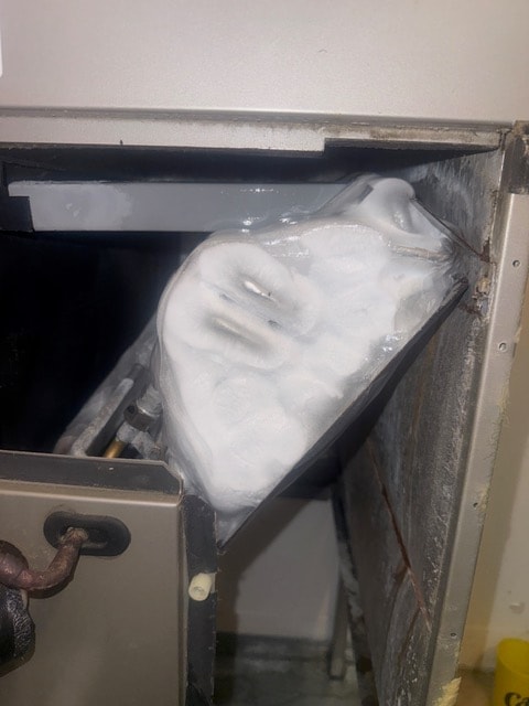 Before MMA Air Conditioning HVAC Repair project